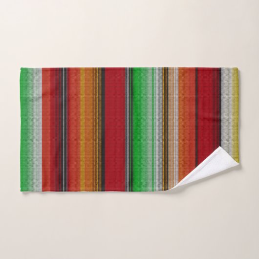 Serape mexicain #6 (Serviette à main)