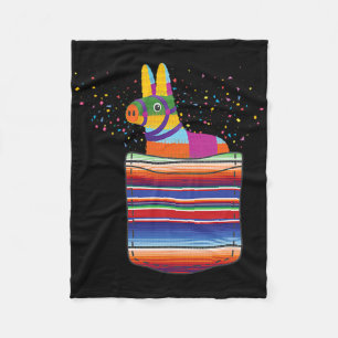 Serape Pocket Pinata Mexicaanse Fiesta (geen echte Fleece Deken