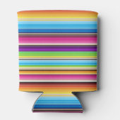 Serape Springtime Stripes | Bruiloft Blikjeskoeler (Achterkant)