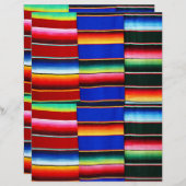 Serape strees origami paper (Voorkant / Achterkant)