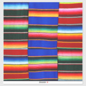 Serape stripe op maat sticker (Vel)