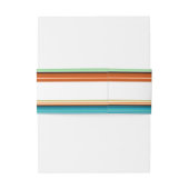 Serape Summer | Laterale strepen bruiloft Uitnodigingen Wikkel (Achterkant Voorbeeld)