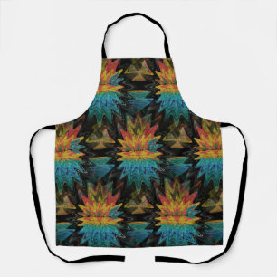 Serape Tribal Southwest Red Pattern Schort