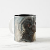 Seraphim 005 tweekleurige koffiemok (Voorkant links)