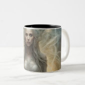 Seraphim 116 tweekleurige koffiemok (Voorkant rechts)