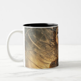 Seraphim 127 tweekleurige koffiemok