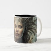 Seraphim 133 tweekleurige koffiemok (Voorkant rechts)