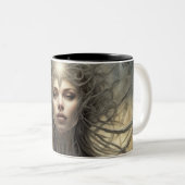 Seraphim 138 tweekleurige koffiemok (Voorkant rechts)