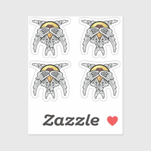 Seraphim Angel Silver Sticker (Vel)