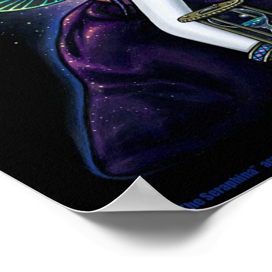 Seraphina Anges célestes Nebula Poster de la Fée (Coin)