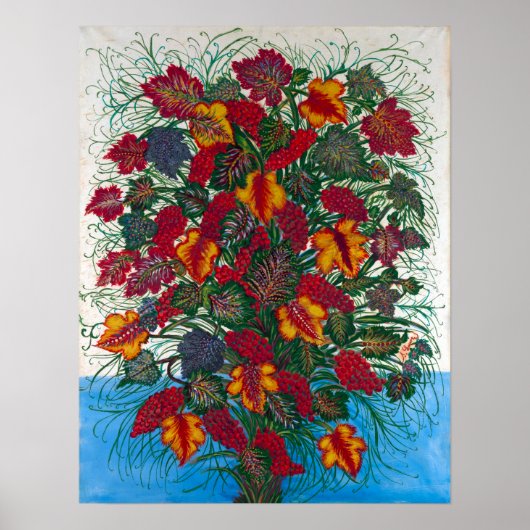 Séraphine Louis The Large Bouquet Poster (Voorkant)