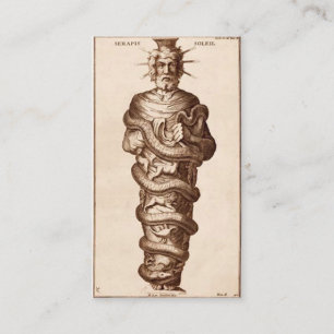 Serapis Bey Chohan van de vierde straal Contactkaartje
