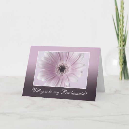 Seras-tu ma carte de demoiselle d'honneur (Devant)