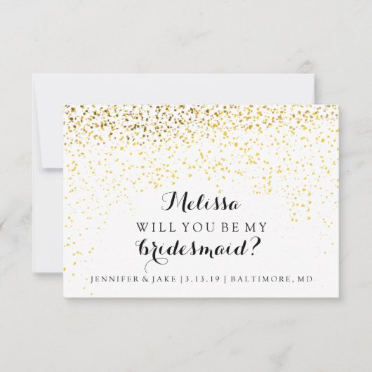 Seras-Tu Ma Carte De Femme - Confetti Fab You (Devant)