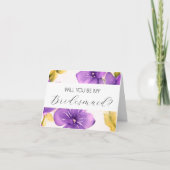 Seras-tu ma carte de proposition Bridesmaid ? (Devant)