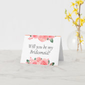 Seras-tu ma carte de proposition Bridesmaid ? (Fleur jaune)