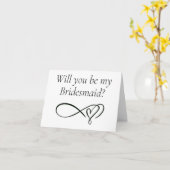 Seras-tu ma carte de proposition Bridesmaid ? (Fleur jaune)