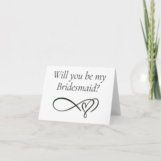 Seras-tu ma carte de proposition Bridesmaid ? (Devant)
