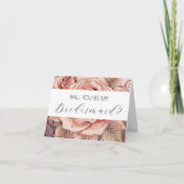Seras-tu ma carte de proposition Bridesmaid ? (Devant)