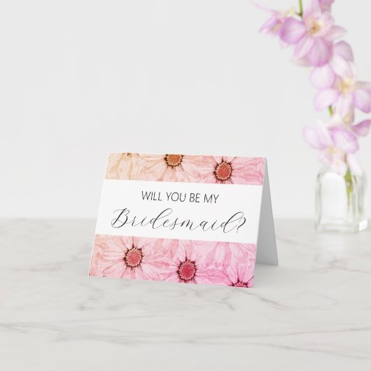 Seras-tu ma carte de proposition Bridesmaid ? (Orchidée)