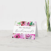 Seras-tu ma carte de proposition Bridesmaid ? (Devant)