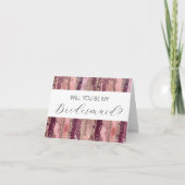 Seras-tu ma carte de proposition Bridesmaid ? (Devant)