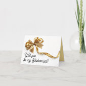 Seras-tu ma carte de proposition Bridesmaid ? (Devant)