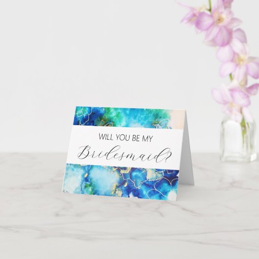 Seras-tu ma carte de proposition Bridesmaid ? (Orchidée)
