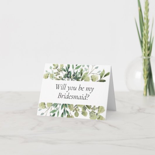 Seras-tu ma carte de proposition Bridesmaid ? (Devant)