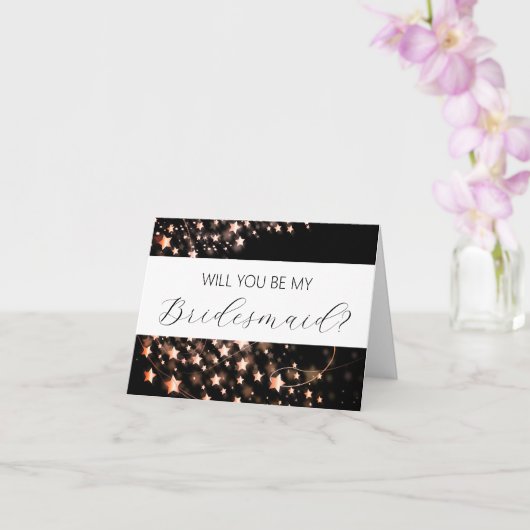 Seras-tu ma carte de proposition Bridesmaid ? (Orchidée)