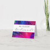 Seras-tu ma carte de proposition Bridesmaid ? (Devant)