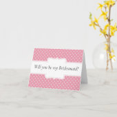 Seras-tu ma carte de proposition Bridesmaid ? (Fleur jaune)