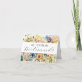 Seras-tu ma carte de proposition Bridesmaid ? (Dos)