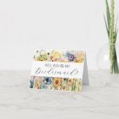 Seras-tu ma carte de proposition Bridesmaid ? (Devant)
