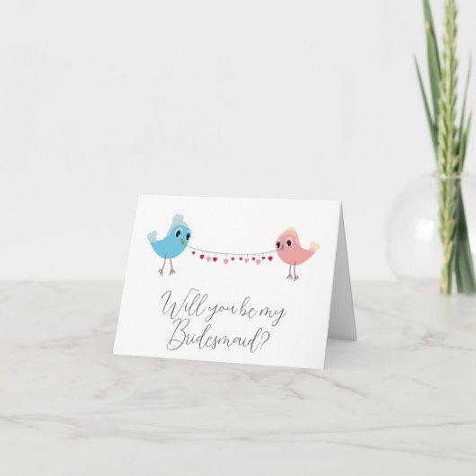 Seras-tu ma carte de proposition Bridesmaid ? (Devant)