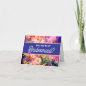 Seras-tu ma carte de proposition Bridesmaid ? (Devant)