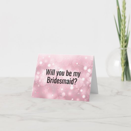 Seras-tu ma carte de proposition Bridesmaid ? (Devant)