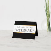 Seras-tu ma carte de proposition Bridesmaid ? (Devant)
