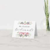 Seras-tu ma carte de proposition Bridesmaid ? (Devant)