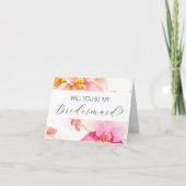 Seras-tu ma carte de proposition Bridesmaid ? (Devant)