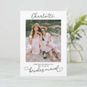 Seras-Tu Ma Carte De Proposition De Photo De Bride (Debout devant)