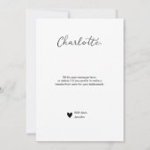 Seras-Tu Ma Carte De Proposition De Photo De Bride (Dos)