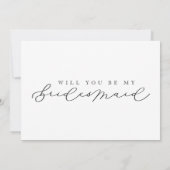 Seras-Tu Ma Carte De Proposition De Photo De Bride (Dos)