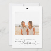 Seras-Tu Ma Carte De Proposition De Photo De Bride (Devant)