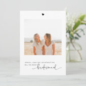 Seras-Tu Ma Carte De Proposition De Photo De Bride (Debout devant)