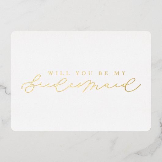 Seras-Tu Ma Carte De Proposition De Photo De Foil  (Recto)