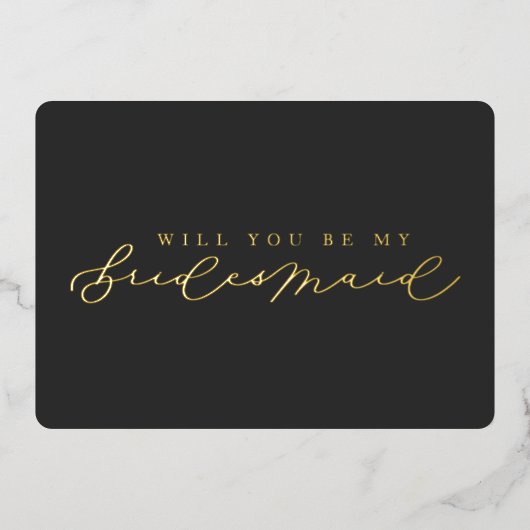 Seras-Tu Ma Carte De Proposition De Photo De Foil  (Recto)