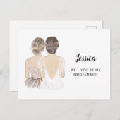 Seras-Tu Ma Carte De Proposition D'Épouse (Devant / Derrière)