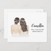 Seras-Tu Ma Carte De Proposition D'Épouse (Devant / Derrière)