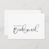 Seras-Tu Ma Carte De Proposition D'Épouse (Devant / Derrière)